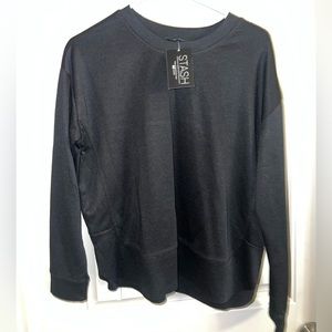 Very J cozy black long sleeve shirt